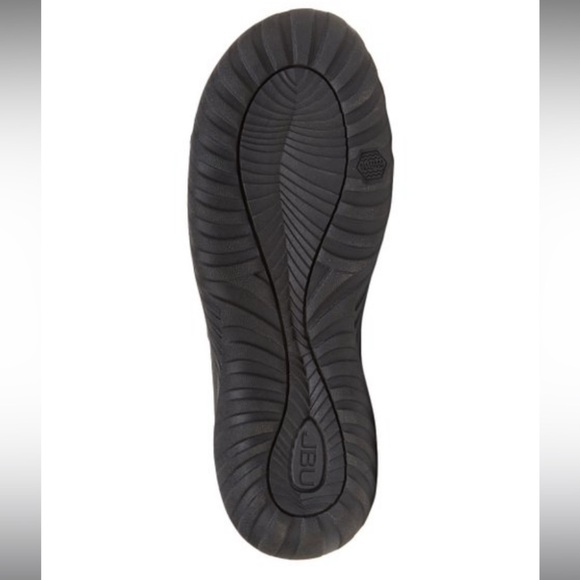 - NIB JBU by Jambu Black Gold Cranberry Side-zip Fleece Lined Loafer Shoe - Picture 5 of 13